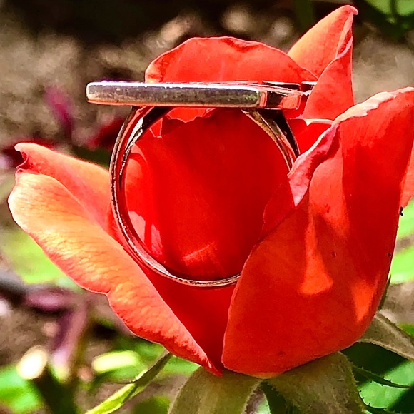 ⭐️💲SOLD💲⭐️ Vintage Sterling Silver & Stones Navajo Owl Ring - Picture 10 of 16